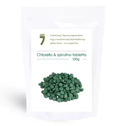BULK SHOP CHLORELLA&SPIRULINA TAB. 100G