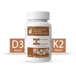 Natur Tanya® D3 és K2-VITAMIN EGYÜTT! 4000IU D3-vitamin és 60mcg K2 kivonat 1 tablettában! 100db - Bio és natúr étrendkiegészítők