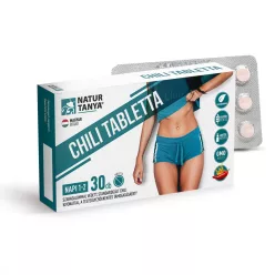 Naturtanya zsírégető csomag chili tabletta+gél 200 ml+30 db - Bio és natúr étrendkiegészítők