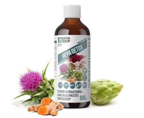 Natur Tanya® Hepa Detox máj és emésztés 500ml - Bio és natúr étrendkiegészítők