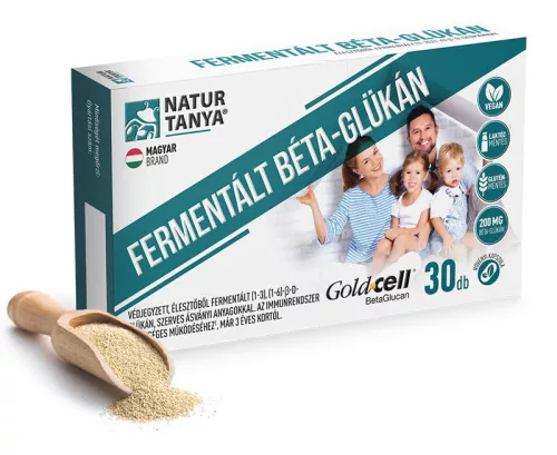Natur Tanya FERMENTÁLT BÉTAGLÜKÁN kapszula 30 db - Bio és natúr étrendkiegészítők