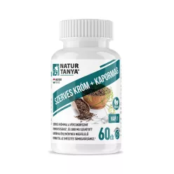 Natur Tanya® Szerves KRÓM+KAPORMAG koncentrátum a vércukorszint fenntartásához, és az emésztés támogatásához - 