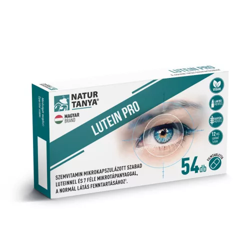 Natur Tanya® Lutein Pro szemvitamin - Bio és natúr étrendkiegészítők