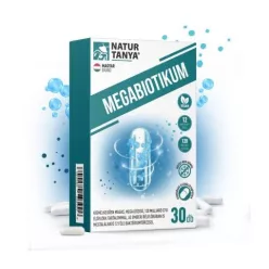 Natur Tanya® MEGABIOTIKUM - 12 féle baktériumtörzs, mega dózisú, 120 milliárd CFU élőflóra tartalom – Gyomor, emésztés