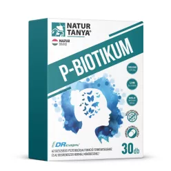 Natur Tanya® P-BIOTIKUM - Liofilizált élőflórát és B6-vitamint tartalmazó étrend-kiegészítő, gyomorsav-ellenálló növényi kapszulában - Bio és natúr étrendkiegészítők
