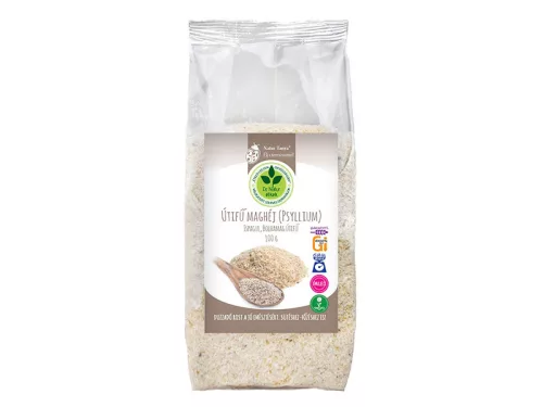 Dr. Natur étkek, Útifű maghéj (Psyllium) Duzzadó rost a jó emésztésért. Sütéshez-főzéshez is! 100g - Bio és natúr élelmiszerek