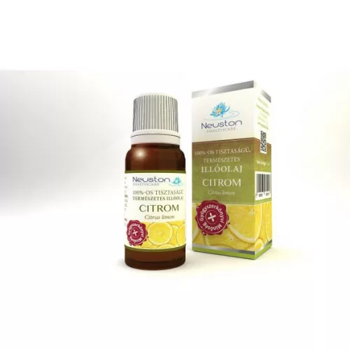 Neuston Illóolaj Citrom Gyógyszerk.Minő. 10 ml - Aromaterápiához és természetes wellnesshez