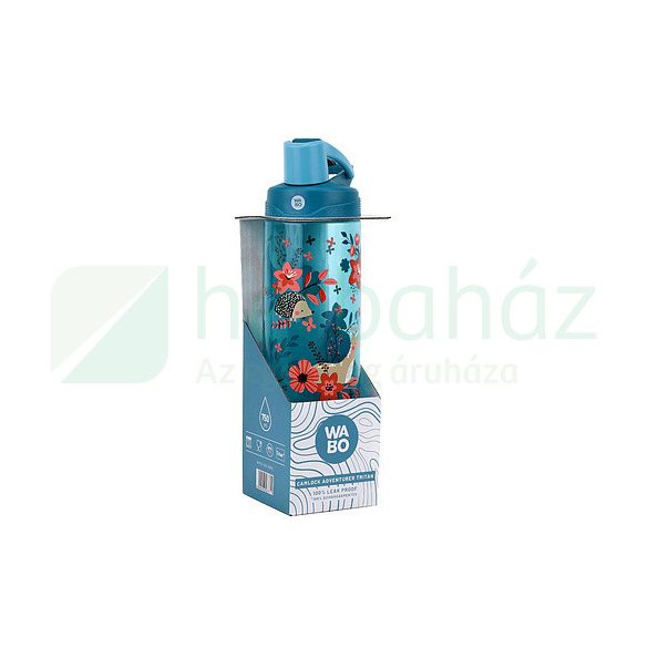 Wabo Műanyag Palack Csatos Zöld/Állatos 750Ml 1Db