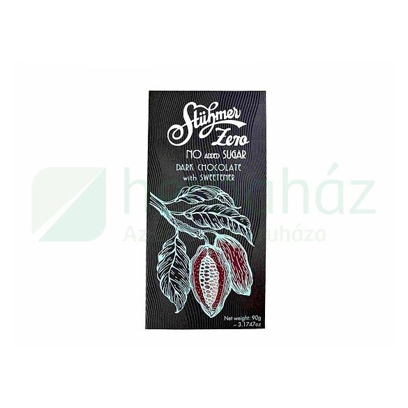 Stühmer Zero Étcsokoládé Édesítőszerrel 90G