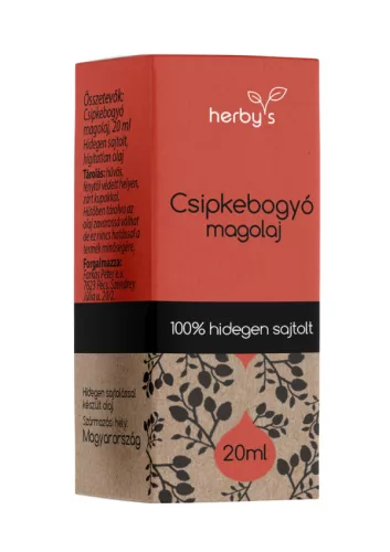 Herbys csipkebogyó magolaj hidegen sajtolt 20 ml - Aromaterápiához és természetes wellnesshez
