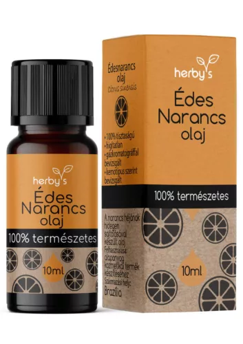 Herbys édesnarancs illóolaj 10 ml - Aromaterápiához és természetes wellnesshez