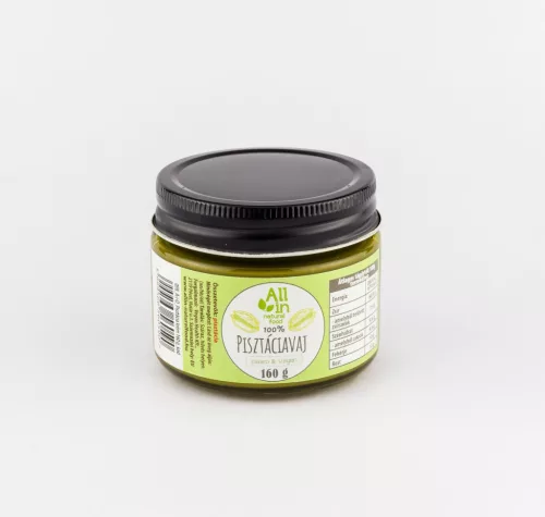 ALL IN NATURAL FOOD PISZTÁCIAVAJ 160G - Bio és natúr élelmiszerek