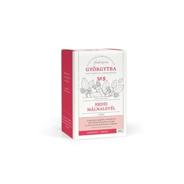 Györgytea Erdei málnalevél 40g No.8 szárított, vágott