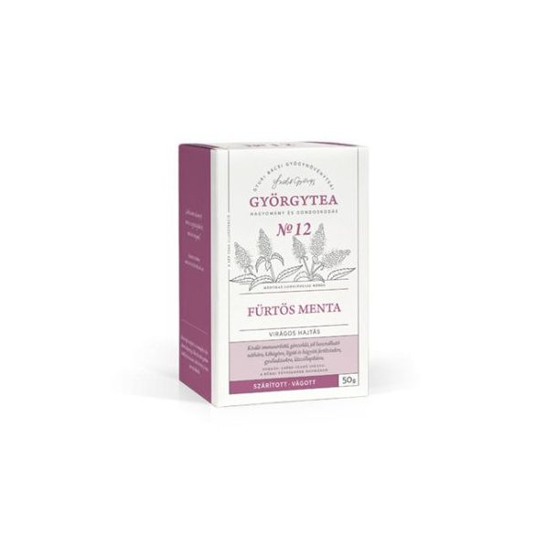 Györgytea Fürtös menta 50g virágos hajtás No.12