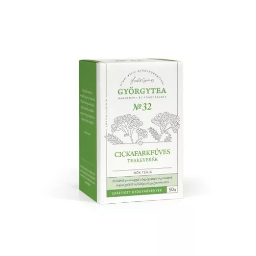 Györgytea Cickafarkfüves teakeverék 50g Nők teája No.32 - Bio és natúr élelmiszerek
