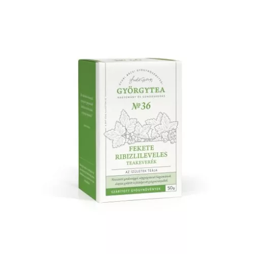 Györgytea Fekete ribizlileveles 50g teakeverék Az ízületek teája - 