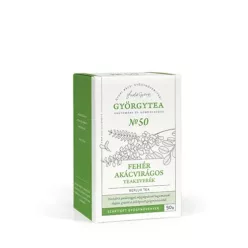 Györgytea Fehér akácvirágos 50g teakeverék Reflux tea No.50 - 