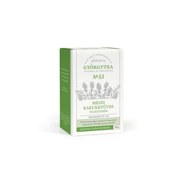 Györgytea Mezei kakukkfüves 50g teakeverék Immunerősítő tea No.53