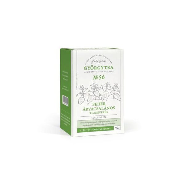 Györgytea Fehér árvacsalános 50g teakeverék Lúgosító tea No.56
