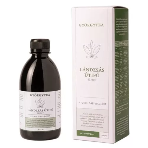 Györgytea Lándzsás útifű szirup 300ml A torok egészségéért