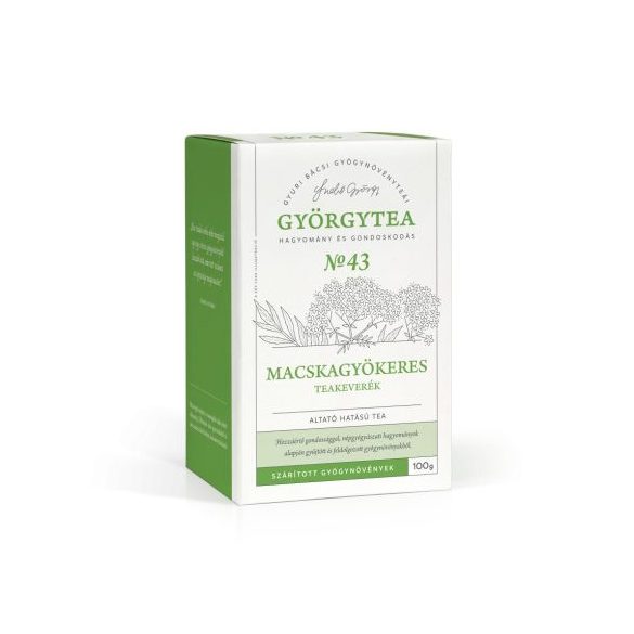 Györgytea Macskagyökeres teakeverék 100g Altató hatású tea No.43