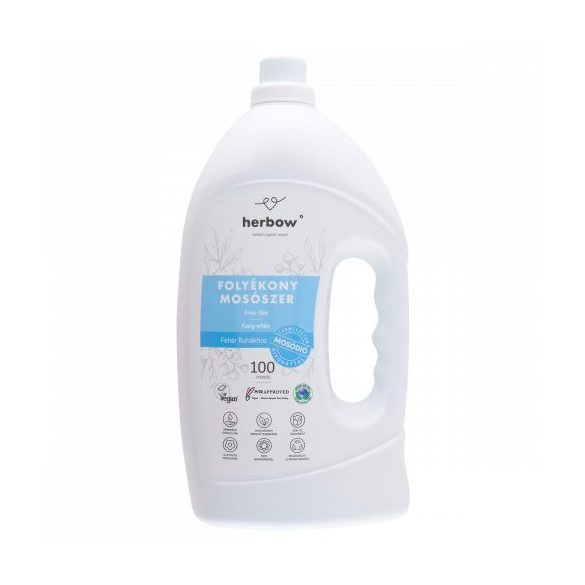 Herbow folyékony mosószer fehér ruhákhoz fairy white 3000 ml