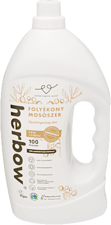 Herbow folyékony mosószer vadgesztenye fehér ruhákhoz gesztenyevirág illattal 3000 ml