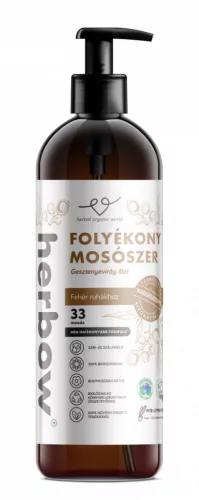 Herbow folyékony mosószer vadgesztenye fehér ruhákhoz gesztenyevirág illattal 1000 ml - 