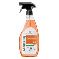 Herbow konyhai tisztító és zsíroldó probiotikus spray and rinse friss narancsos illattal 500 ml - Bio és natúr tisztítószerek