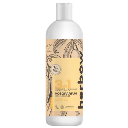Herbow 3in1 mosóparfüm öblítő és kondicionáló koncentrátum ragyogó nap 1000 ml