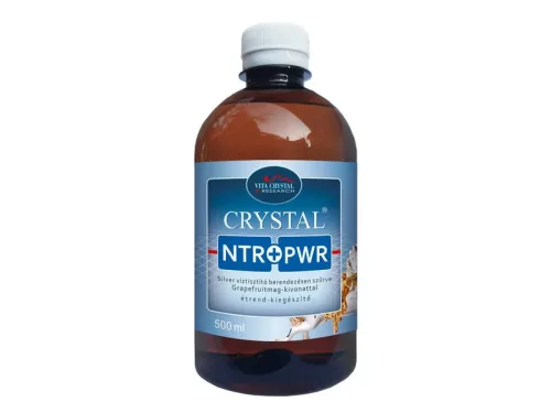 Crystal silver natur power étrend-kiegészítő ital 500 ml - Bio és natúr étrendkiegészítők