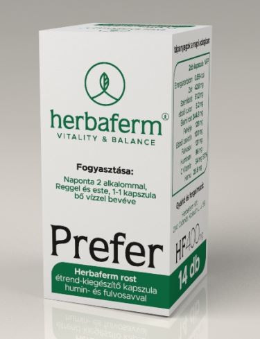 Herbaferm Prefer Kapszula 14 db - Bio és natúr étrendkiegészítők