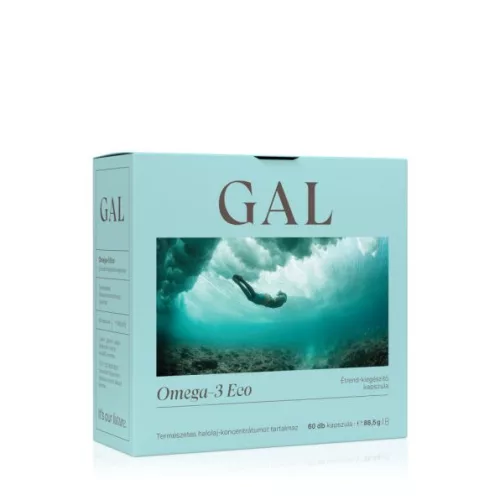 GAL Omega-3 Eco 60 db kapszula ÚJ 700mg Omega-3 1 kapszulában