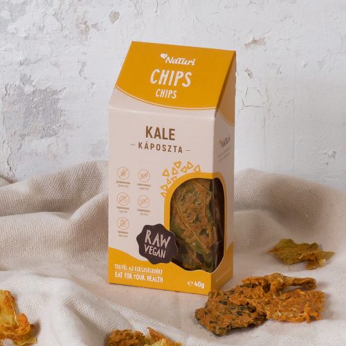 Gluténmentes naturi chips káposzta 40 g - Bio és natúr élelmiszerek