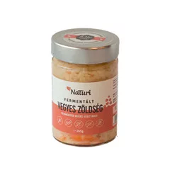 Naturi fermentált vegyes zöldség közepes 245 g – Konzervek, befőttek