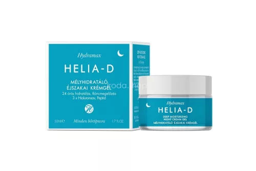 Helia-D hydramax mélyhidratáló krémgél éjszakai 50 ml - Bio és natúr kozmetikumok