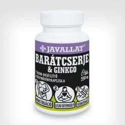 Javallat barátcserje és ginkgo kapszula 60 db - 