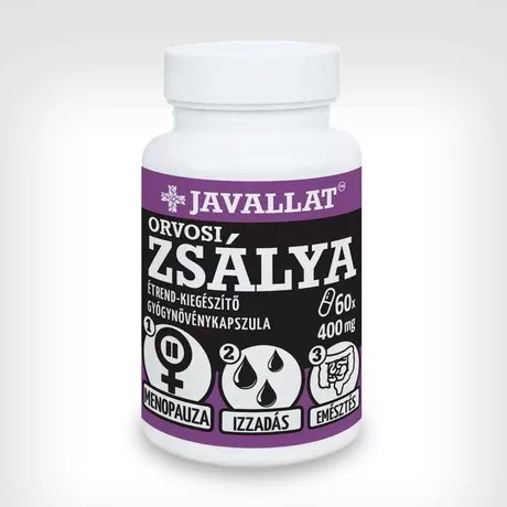 Javallat orvosi zsálya étrend-kiegészítő kapszula 60 db - 