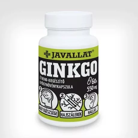 Javallat ginkgo étrend-kiegészítő kapszula 60 db - 