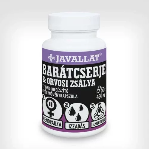 Javallat barátcserje és orvosi zsálya kapszula 60 db - 