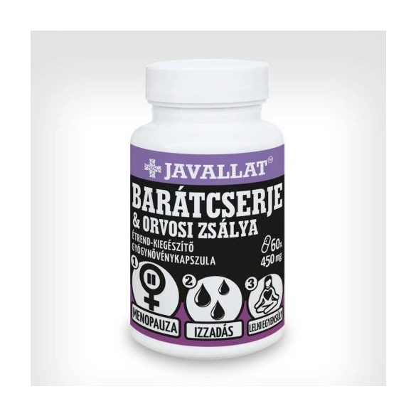 Javallat barátcserje és orvosi zsálya kapszula 60 db