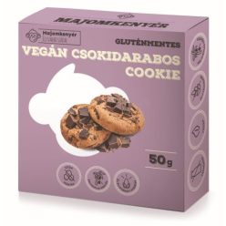 MAJOMKENYÉR GLUTÉNMENTES VEGÁN CSOKIDARABOS COOKIE 50 g