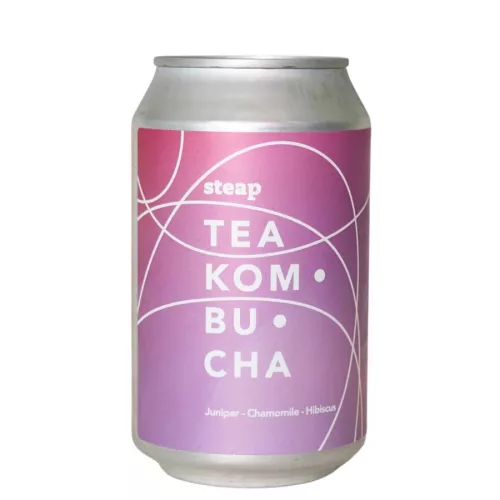 Steap Tea Kombucha Juniper Cham. Hibiscus330ml DRS - 