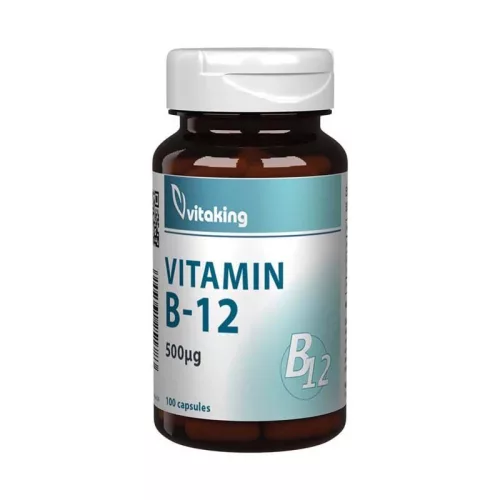 VITAKING B12-VITAMIN KAPSZULA 500MG - Bio és natúr étrendkiegészítők