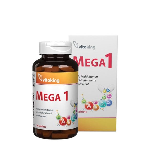 Vitaking mega 1 multivitamin étrend-kiegészítő tabletta 30 db