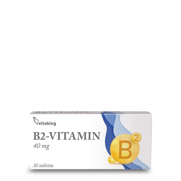 Vitaking B-2 Vitamin Riboflavin 40mg (30) Tabl. 