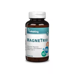 Vitaking MagneTrio D3+K2+ Magnézium biszglicinát (80) kapszula - 