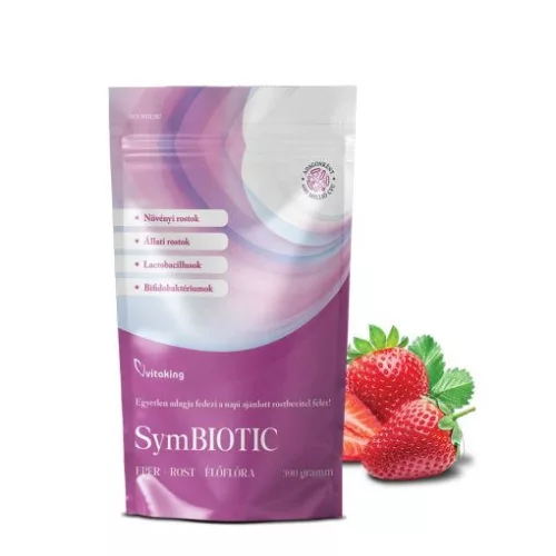 Vitaking SymBIOTIC 390g élőflórát és élelmi rostokat tartalmazó italpor