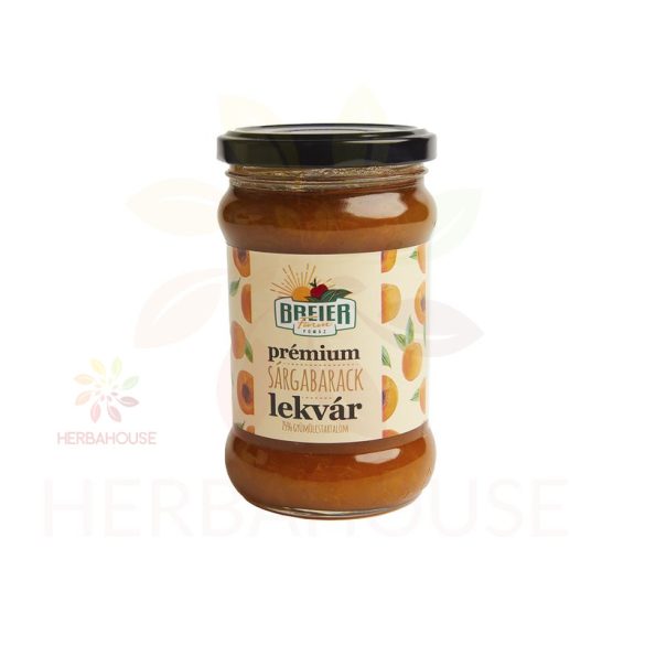 BREIER FARM PRÉMIUM SÁRGABARACK LEKVÁR 75% GYÜMÖLCSTARTALOM 330 g