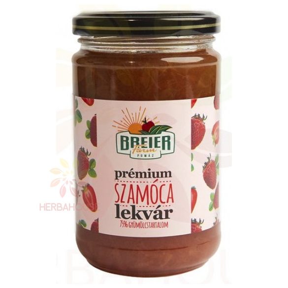 BREIER FARM PRÉMIUM SZAMÓCA LEKVÁR 75% GYÜMÖLCSTARTALOM 330 g